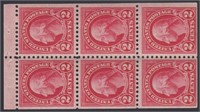 US Stamps #583a Mint NH booklet pane of 6 CV $200