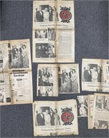 Vintage newspapers