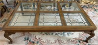 K - 42X60 GLASS PANEL LARGE COFFEE TABLE(L30)