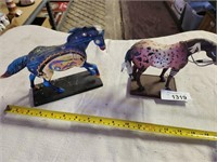 2 Vintage Painted Ponies