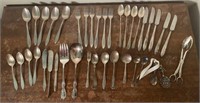 Assorted vintage flatware - partial set