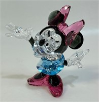 QUALITY SWAROVSKI COLORED CRYSTAL MINNIE MOUSE