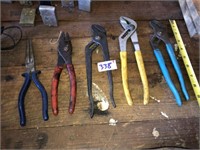 (5) Sets of Pliers