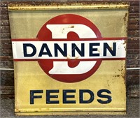 Dannen Feeds Metal Sign 35.5” x 35.5”