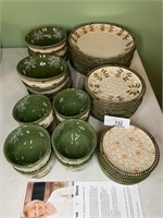 Temptations Old World stoneware 39 pieces