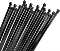 $20  Bolt Dropper 8in Zip Cable Ties 1000pc - Blac