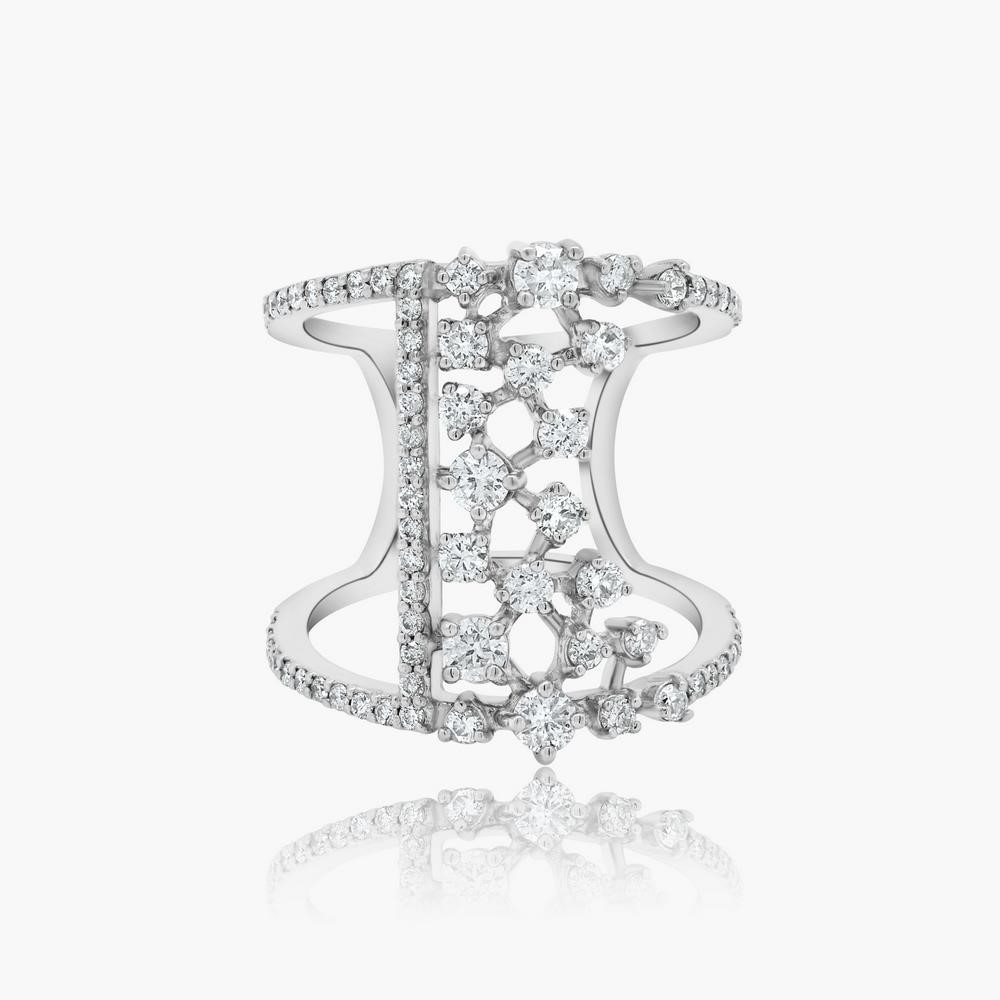 14K WHITE GOLD 1.13CT DIAMOND RING