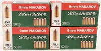 175 Rounds of Sellier & Bellot  9x18 Makarov Ammo