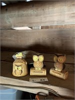 3 pc Set Oklahoma Owls