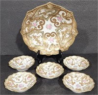 Beautiful Nippon Hand Painted Porcelain Bowls