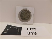 1910 CANADA SILVER 50 CENTS COIN