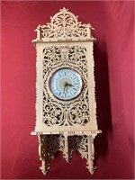 Beautiful handcrafted wooden wall clock