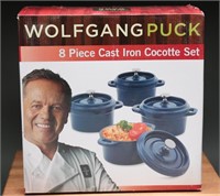 (NIB) Wolfgang Puck Cast Iron Cocotte Set