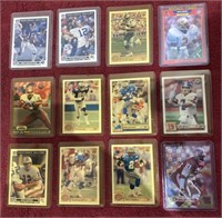 Set of (12) NFL Collectable Trading Cards