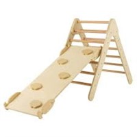 3 in 1 Pikler Triangle Climbing Playset