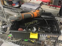 16" Tool Box & Rigid Electric Scraper