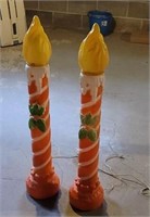 2 candle blow molds