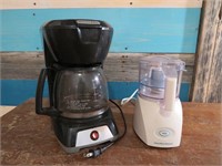 COFFEE MAKER & ELECTRIC CHOPPER