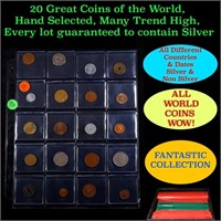 20 Great Coins of the World, hand selected, many t