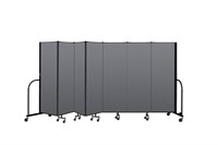 CFSL607-DG Portable Room Divider  7 Panels Stone