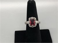 Vintage Style Ruby Ring