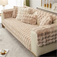 XSlive Soft Warm Faux Fur Couch Cover-43" x 63"