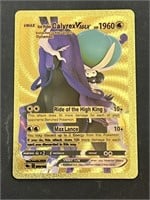 Ice Rider Calyrex Vmax Gold Foil Pokémon Card