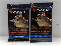 (2) MTG Dungeons & Dragons Booster Pack