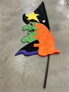 Witch Shaped and Colored Flag