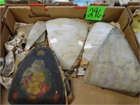Vintage Stained Glass Shades Lot