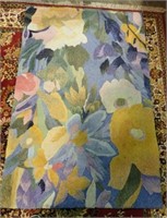 FLORAL PATTERN AREA RUG 65x42