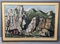 Branko Kovacevic Mountain Landscape Oil Painting