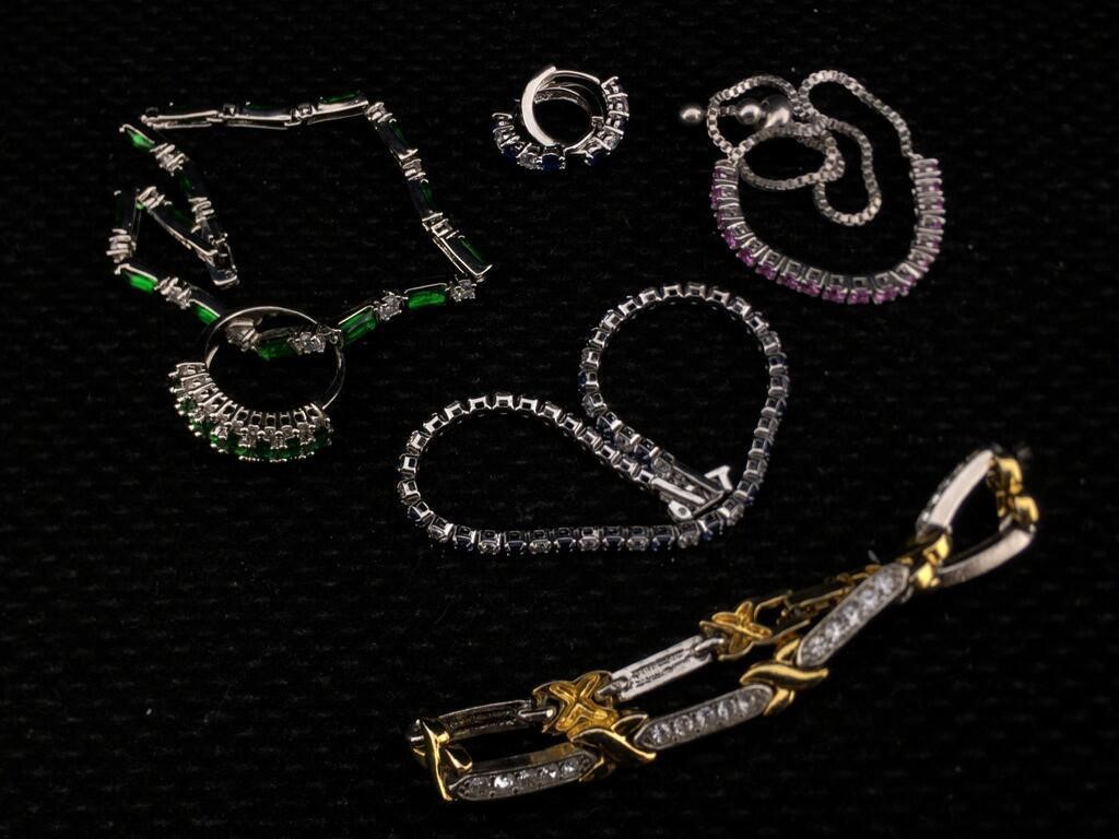 Bracelets with Gemstones and ring
