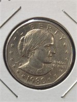 1980d Susan b. Anthony dollar