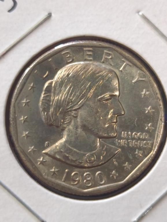 1980 S  Susan b Anthony dollar