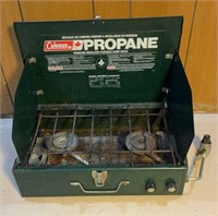 Colman camping stove. Not tested appears working