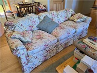 Vintage sofa has been reupholstered