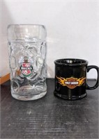 Lg Becks Mug & Harley Davidson Cup