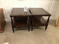 2 Delcraft End Tables with Drawer