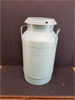 C- BENTON METAL DAIRY MILK CAN