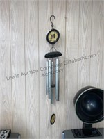 Large wind chime with the letter M