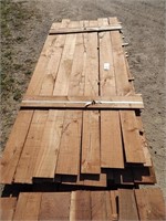 Walnut boards; approx. 77; most are 8' long; 1/2"