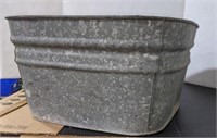 Galvanized Square Wash Tub