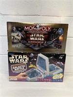 Star Wars Galactic Battle and Monopoly- WB