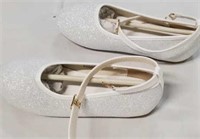 Silver Sparkle Shoes Sz 4