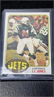 Quarterback J.J. Jones New York Jets Card