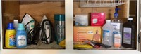 CONTENTS OF CABINET, CLEANING SUPPLIES & MORE