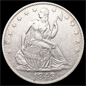 1849-O Seated Liberty Half Dollar CLOSELY