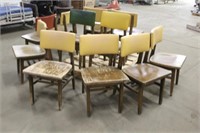 (12) Wood Chairs