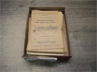 Box of Antique Implement Manuals